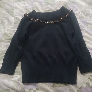 JOSEPH A black formal dress shirt size M